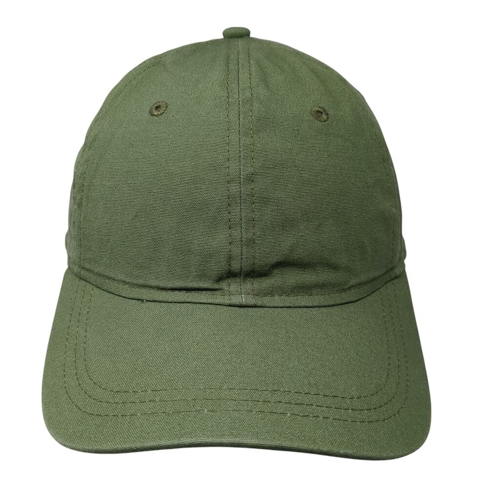 Universal Thread Slideback Hat Green One Size Solid Adjustable Blank
